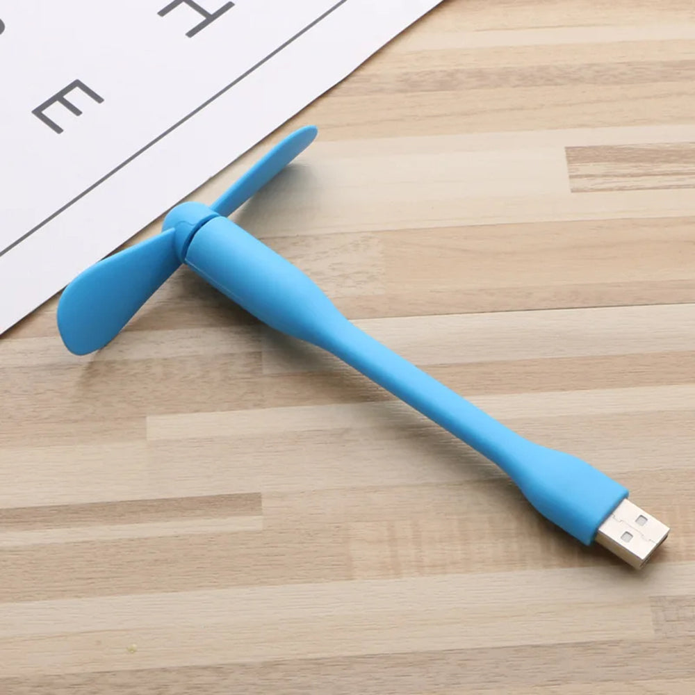 Ventilador USB Techsuit TUF1, Azul