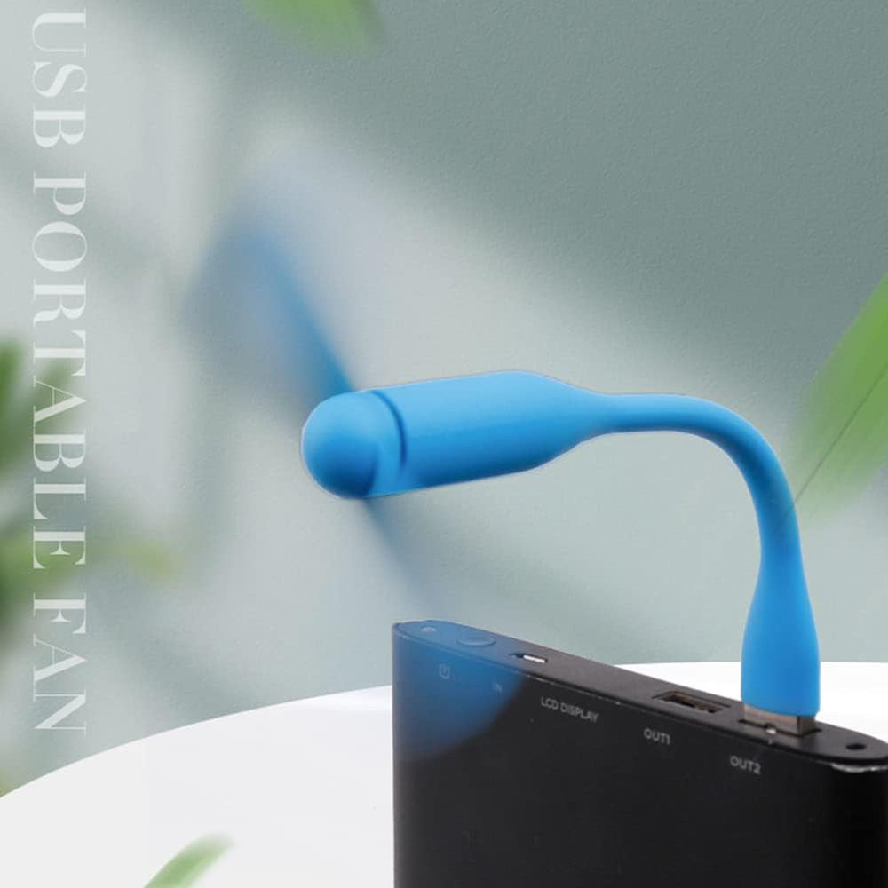 Ventilador USB Techsuit TUF1, Azul