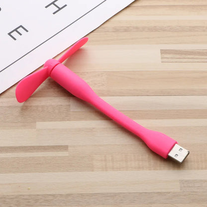 Ventilador USB Techsuit TUF1, Rosa