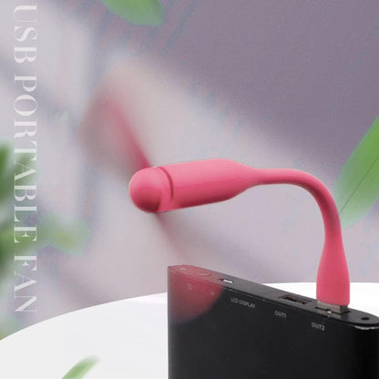 Ventilador USB Techsuit TUF1, Rosa