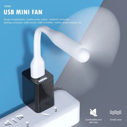 Ventilador USB Techsuit TUF1, Rosa