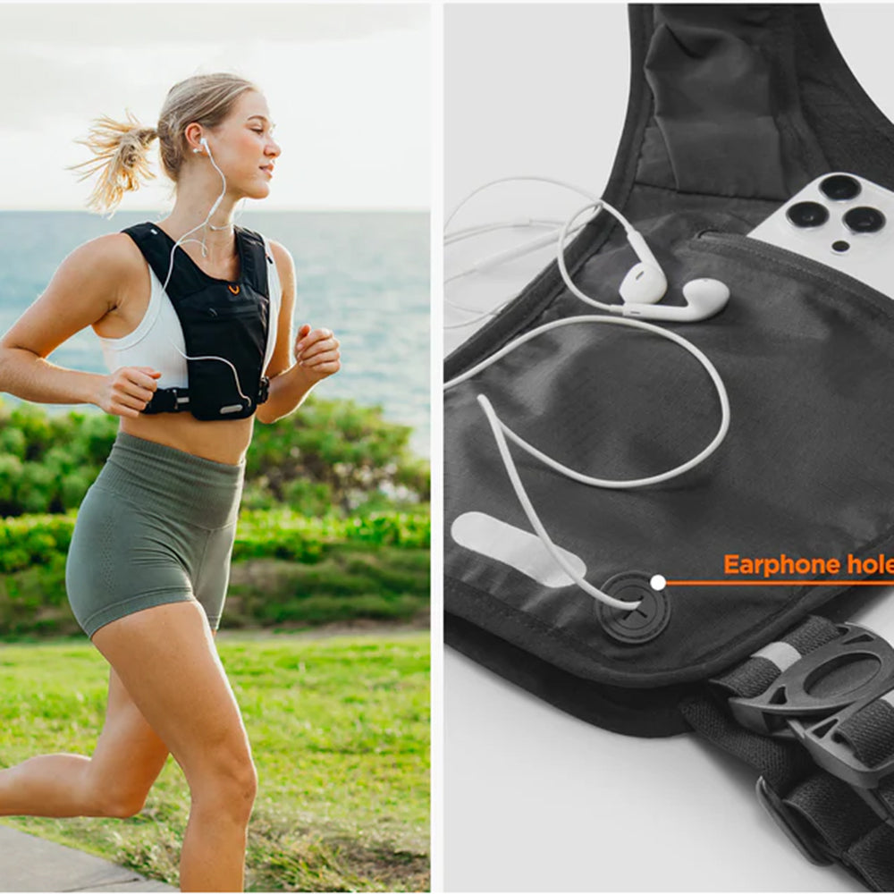 Chaleco de Running Spigen Dynamic Shield A720, Talla L - XL, Negro AMP11390