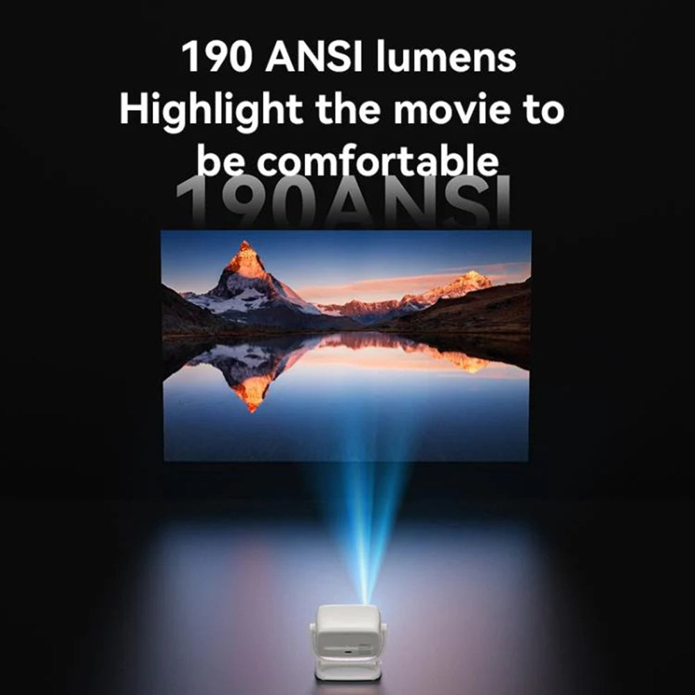 Videoproyector Yesido TV13, 720P, 190ANSI, Android 9.0, Blanco