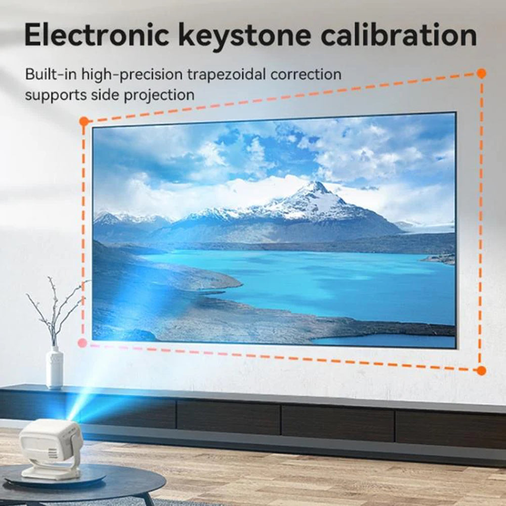 Videoproyector Yesido TV13, 720P, 190ANSI, Android 9.0, Blanco